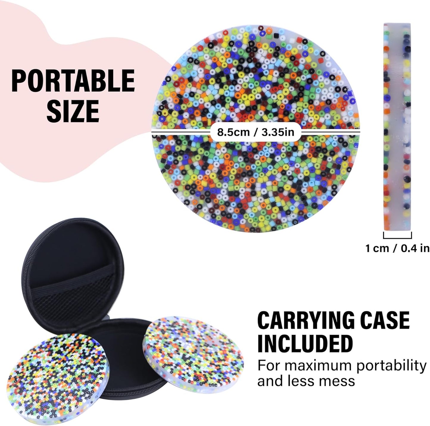 2 Pack Skin Picking Fidget Toys, Silicone Sensory Anxiety Relief Toys for Adults, Non-Sticky Picky Pad,Pick Pads Anxiety Stress Relief Gift for Skin Pickers