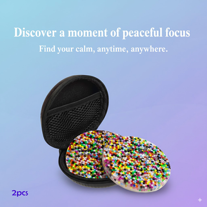 2 Pack Skin Picking Fidget Toys, Silicone Sensory Anxiety Relief Toys for Adults, Non-Sticky Picky Pad,Pick Pads Anxiety Stress Relief Gift for Skin Pickers