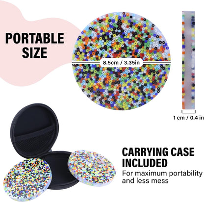 2 Pack Skin Picking Fidget Toys, Silicone Sensory Anxiety Relief Toys for Adults, Non-Sticky Picky Pad,Pick Pads Anxiety Stress Relief Gift for Skin Pickers
